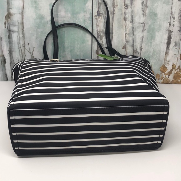 Nwt Kate Spade Talya blackmulti nylon tote - Picture 5 of 8